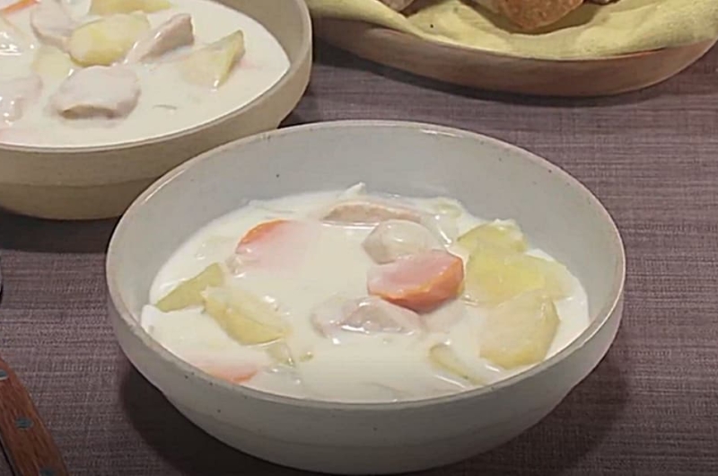 さつま芋と鶏肉のクリームシチュー（田口成子）