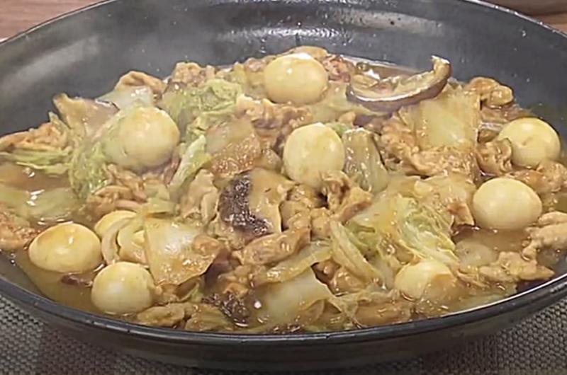 「豚肉と白菜のカレーうま煮」田口成子