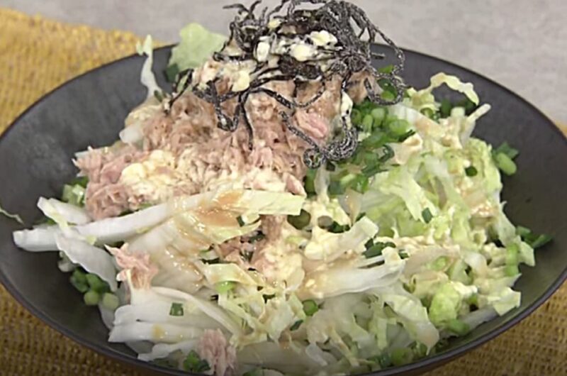 白菜のポン酢マヨ生サラダ