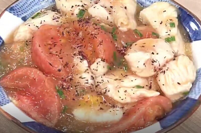 鶏むねトマトのおろし煮