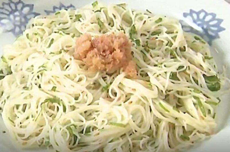 しそと明太子の和え麺