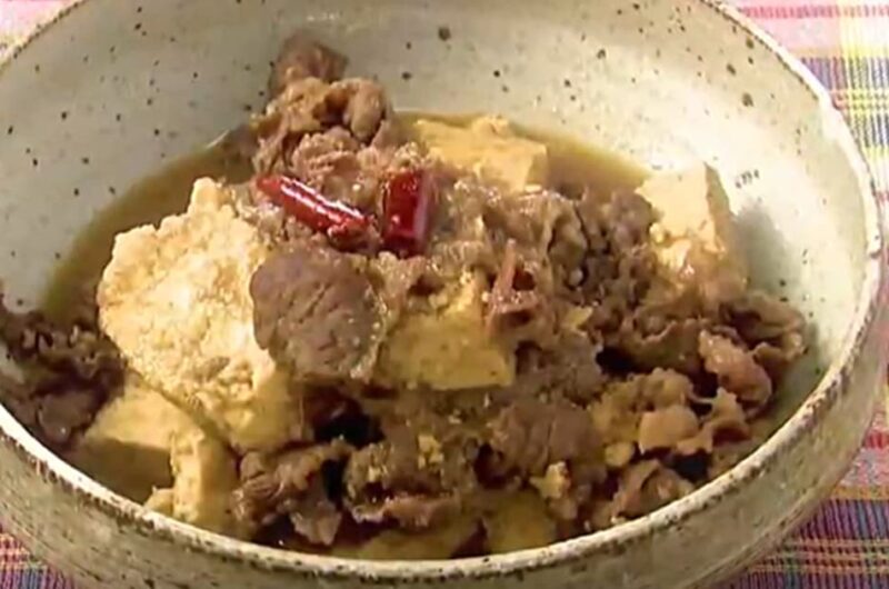 焼肉ダレの肉豆腐