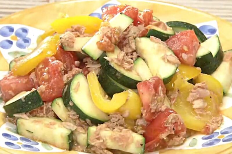 夏野菜のツナ炒め