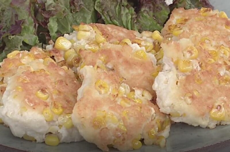 とうもろこしの豆腐ハンバーグ