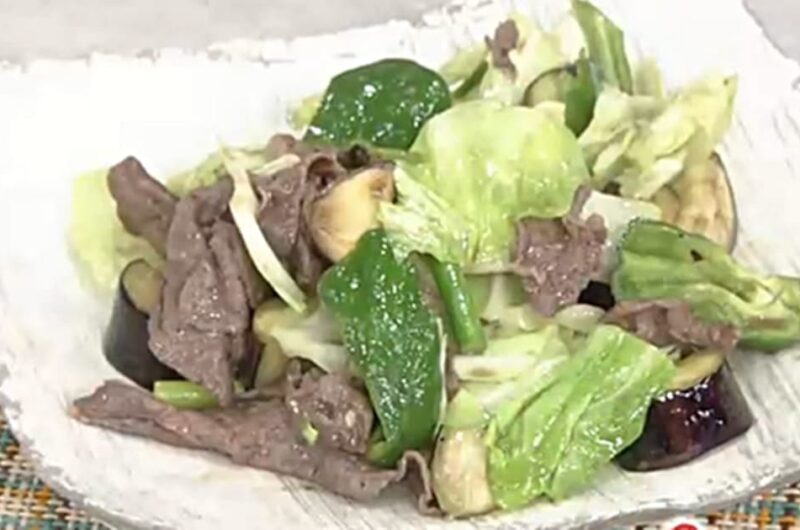 牛肉と夏野菜のナムプラー炒め